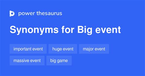 synonyms of event|word for big event.